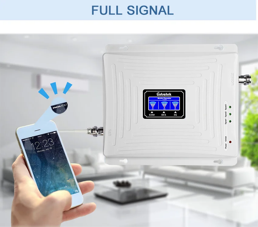 Lintratek 2 г 3 4 gsm репитер 900 DCS/LTE 1800 repetidor группа WCDMA /UMTS 2100 Группа 1 cellular Усилитель