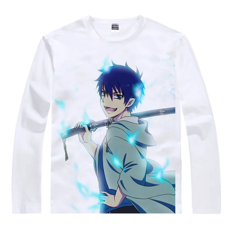 Туфли для косплея Blue Exorcist футболки мульти стиль рубашка с длинными рукавами Ao no