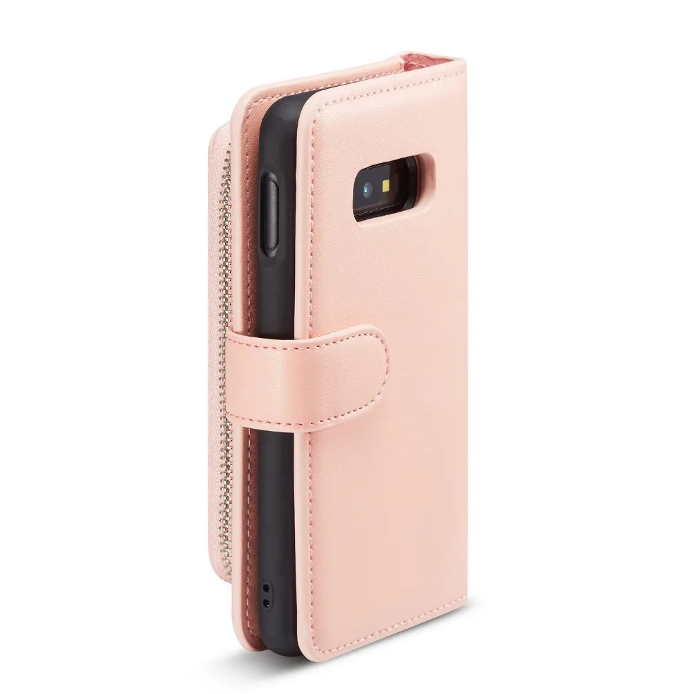 Для samsung Galaxy S10 Plus S10e S9 S8 Note 9 8 кожаный чехол для карт 2 в 1 съемный флип-чехол для samsung S10 чехол-кошелек