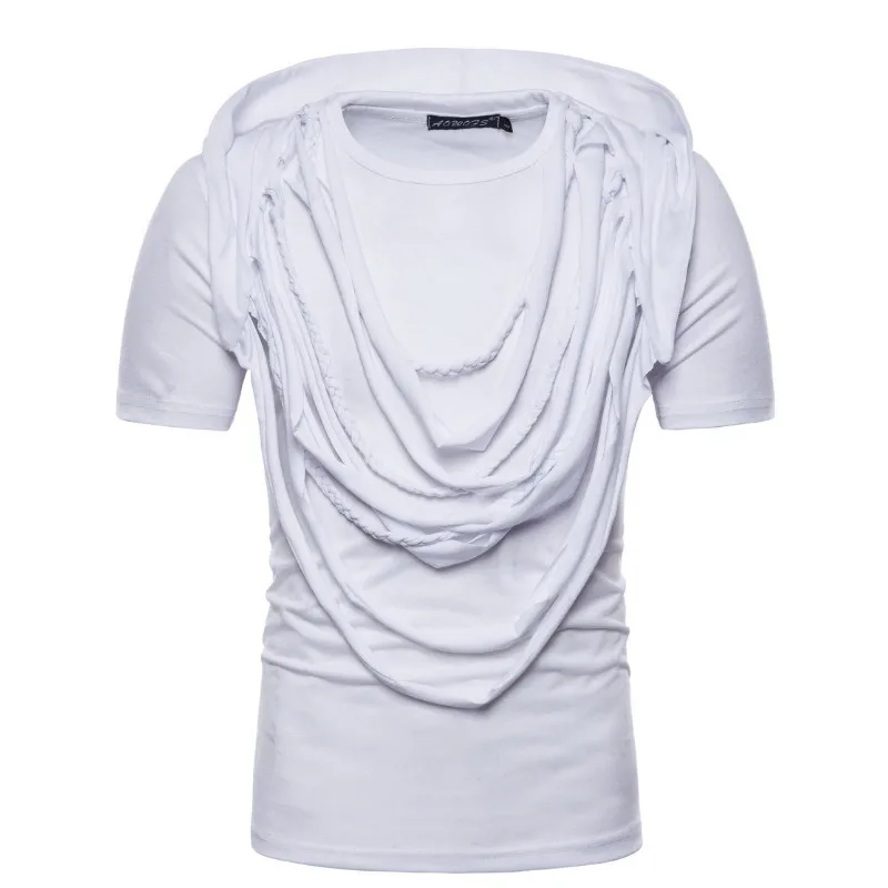 Футболка с капюшоном Для мужчин 2017 Фирменная Новинка Лето футболка короткими