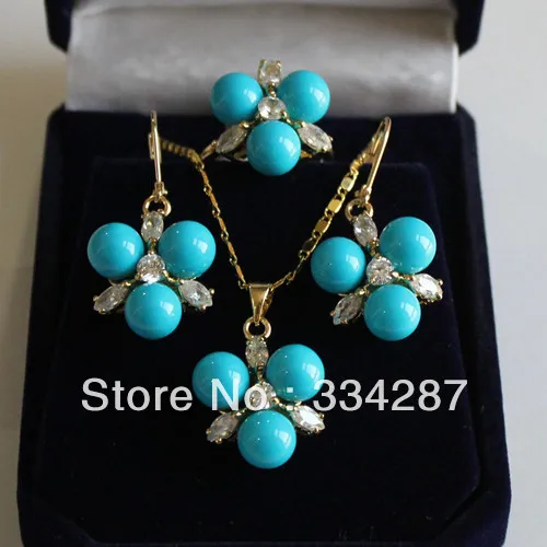 Fine Jewelry Yellow GP Black/blue/pink/red/coral/gold South sea shell pearl earring pendant ring set | Украшения и аксессуары