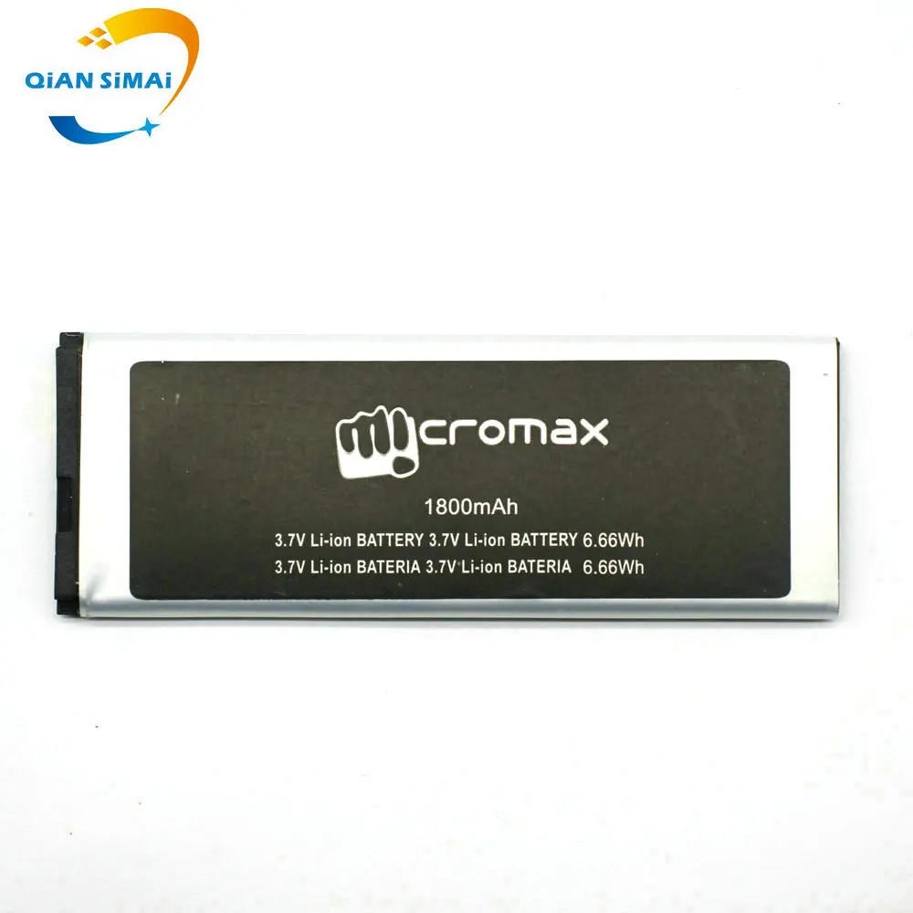 1 шт. новый оригинальный высококачественный аккумулятор micromax Q301 для мобильного