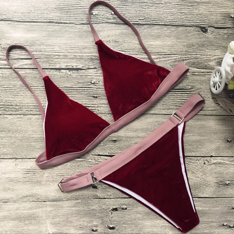 Новые женские сексуальные комплекты бикини летняя бандажная пляжная одежда