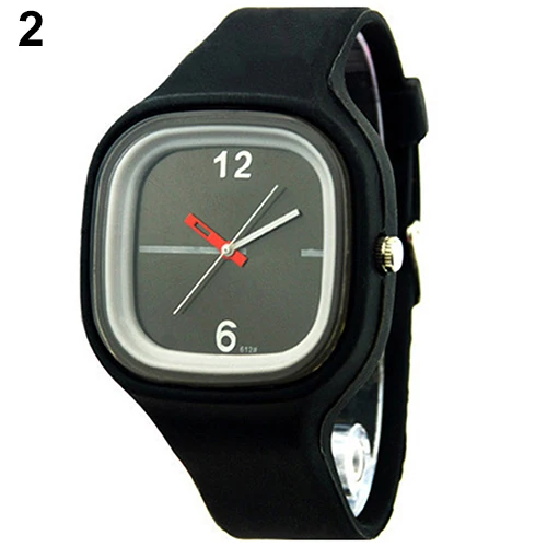 Горячая 11 видов цветов красочные Мужские Женские часы унисекс желе силиконовые