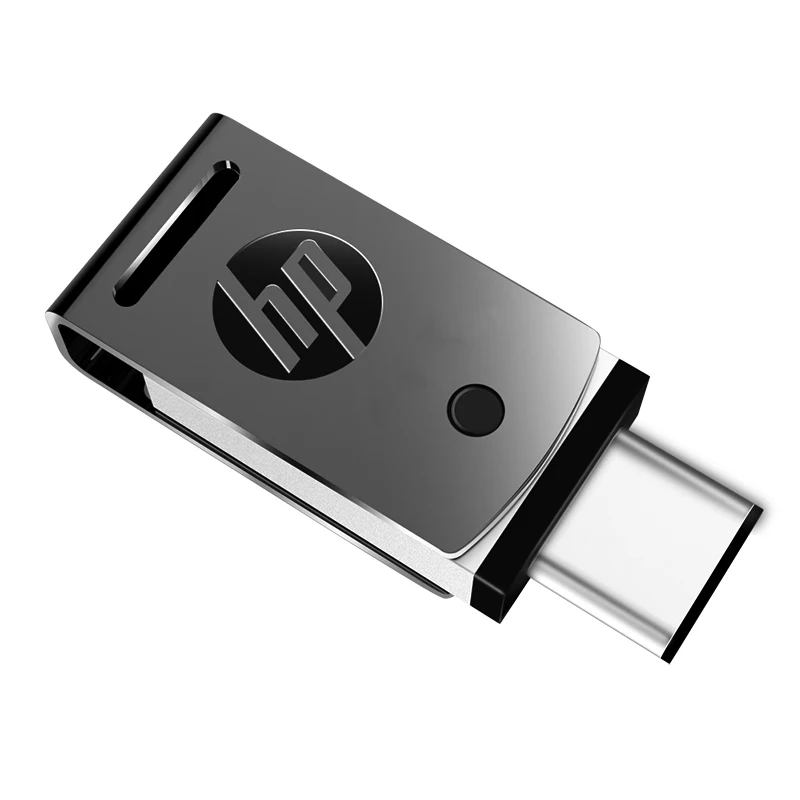 X5000M Standard Флешка 32 Гб hp X5000M USB 3,1 металлический поворотный флеш-накопитель 32 Гб OTG ручка гравированный DIY логотип type-C 32 г ручка привода флешки Cle USB 3,0 - Цвет: X5000M Standard