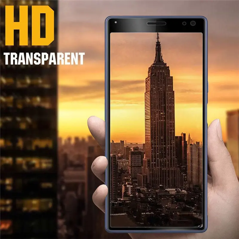 Закаленное стекло для Sony Xperia 10 Plus I3213 I4213 I4293 I3223 защита экрана полноэкранная