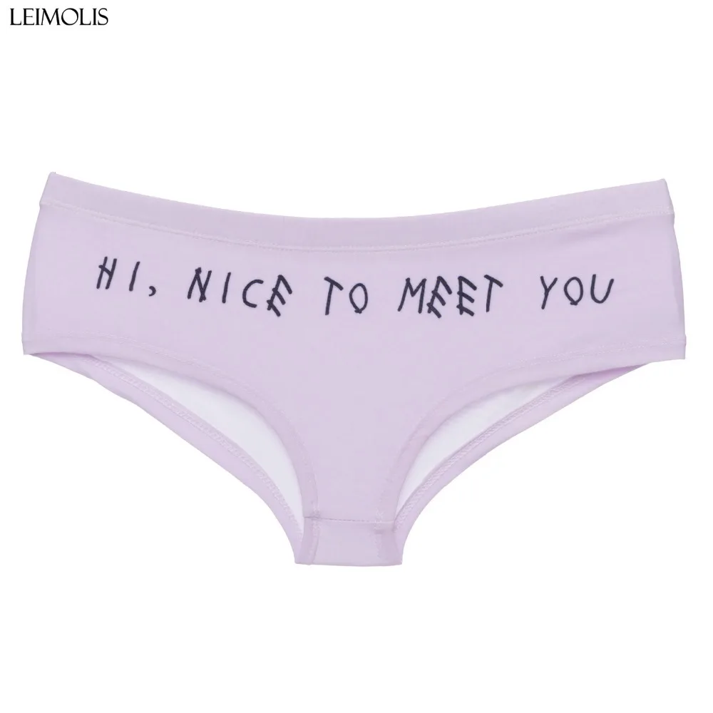 Нижнее белье LEIMOLIS с буквенным принтом | Женская одежда