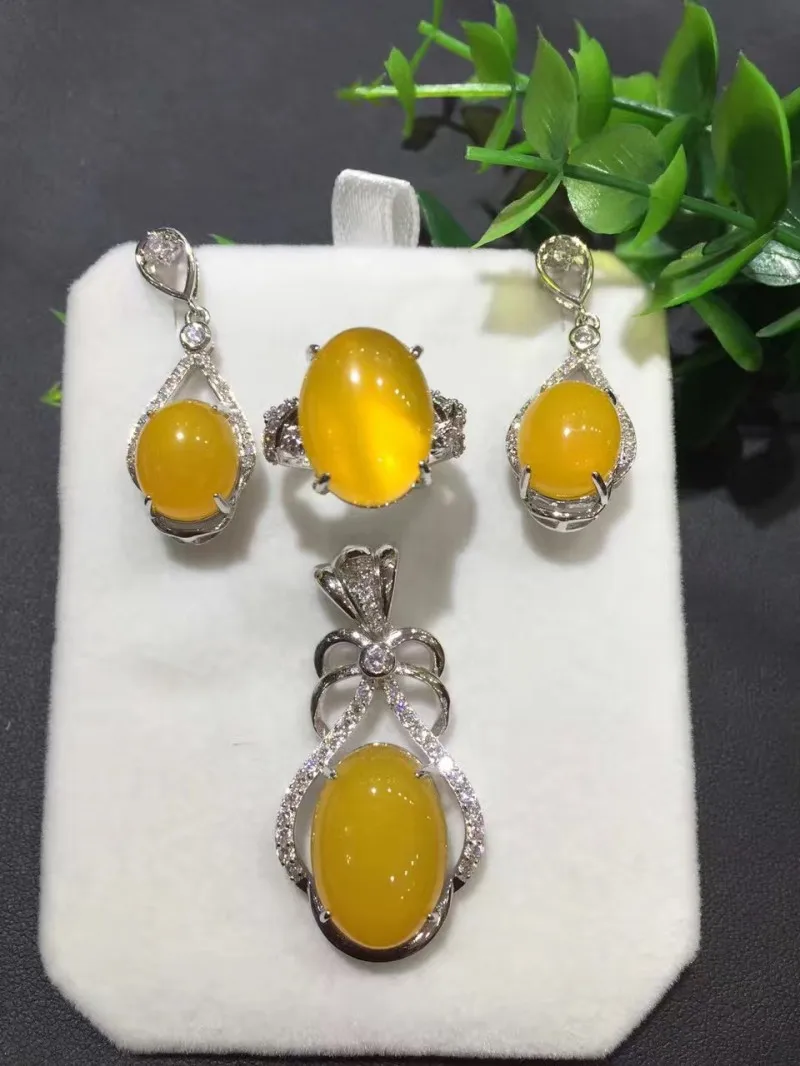 S925 серебро инкрустированные хризантемы куски костюм натуральный лед Хризантема