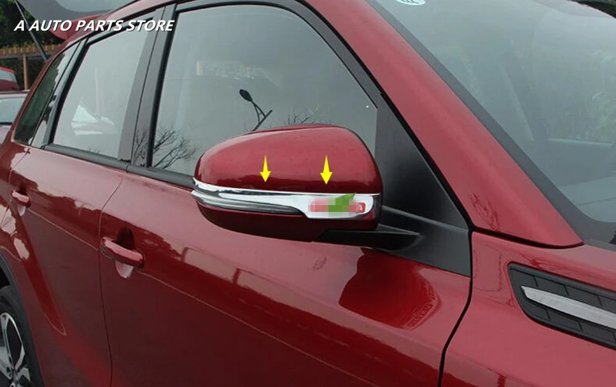 ABS яркий стиль Боковая дверь зеркало заднего вида протектор Литье крышка