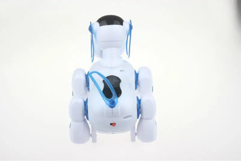 Электронная собака робот милая музыкальная сияющая интеллектуальная ходячая