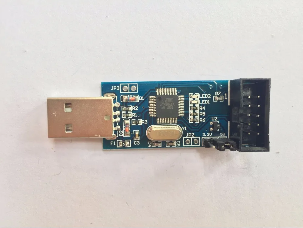 Новинка 100% LC-01 1 компл./Лот новый программатор USBASP USBISP AVR USB ISP ASP ATMEGA8 ATMEGA128 поддержка