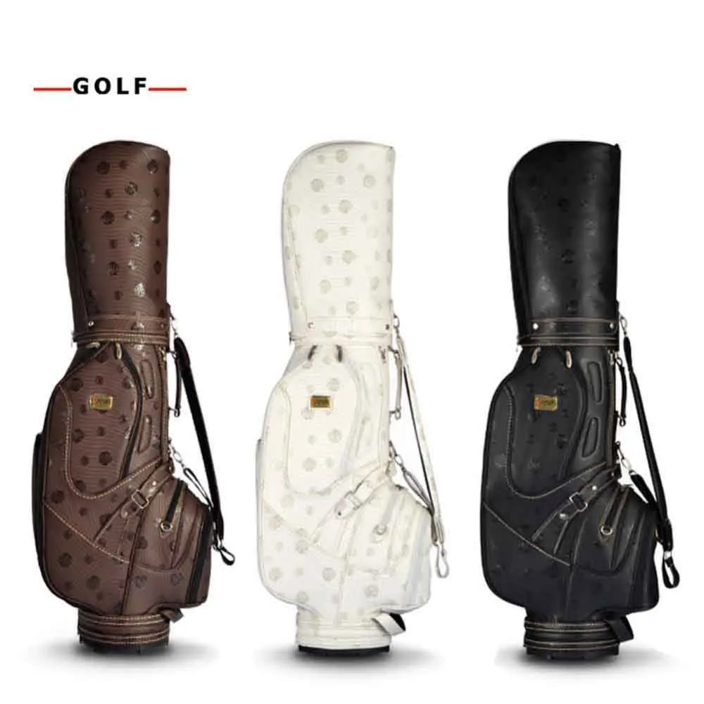 CRESTGOLF Golf PU сумка набор стандартных сумок водонепроницаемая сумка для клюшек для игры в гольф тренировочное оборудование с 3 цвета на выбор