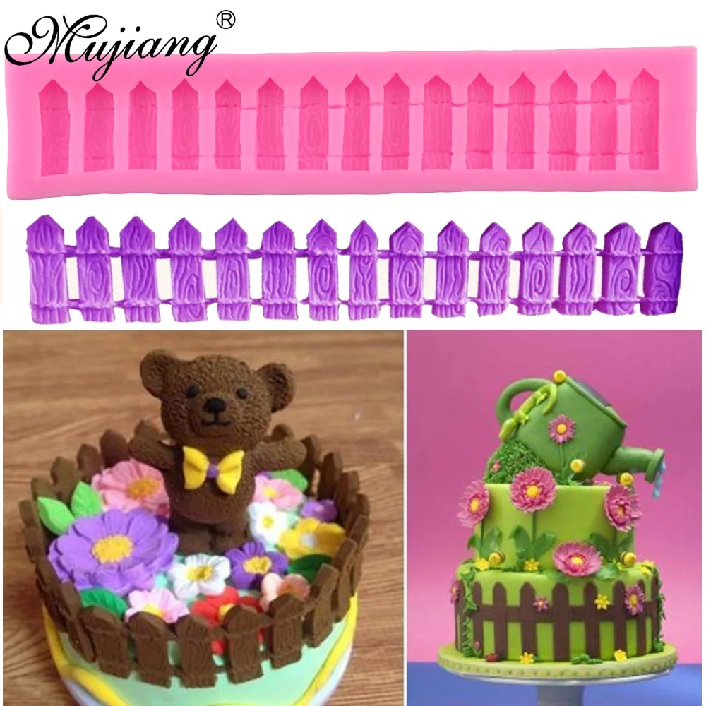 Силиконовые кружевные формы Mujiang для изгороди форма шоколадных конфет и кексов