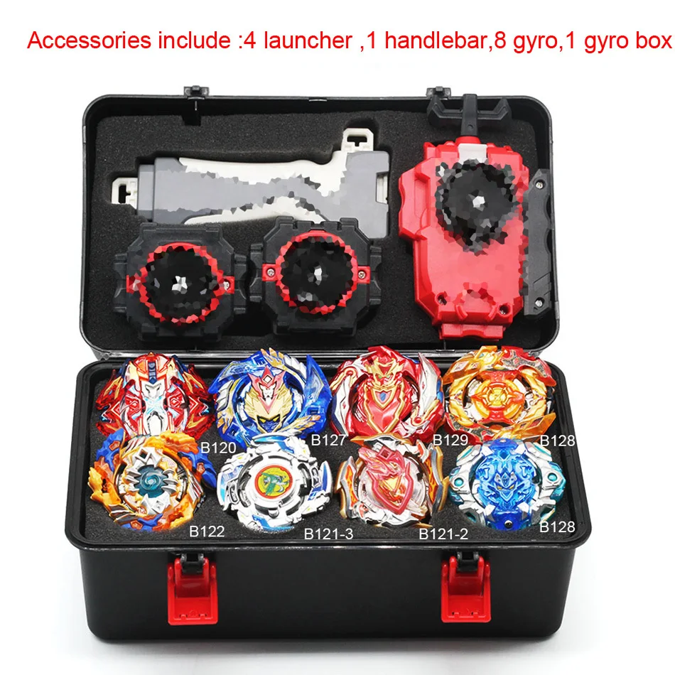 Beyblade Burst Bey Blade игрушка металлическая Funsion Bayblade набор коробка для хранения с ручкой пусковой установки пластиковая коробка игрушки для детей