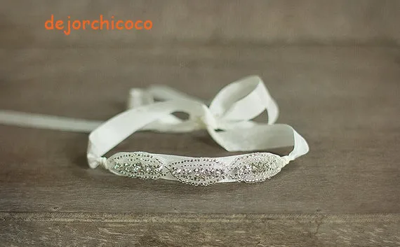 Newborn Baby Girls white Rhinestone party Hairbands princess crystal dancing headband kids bracelets Photo pros [dejorchicoco]