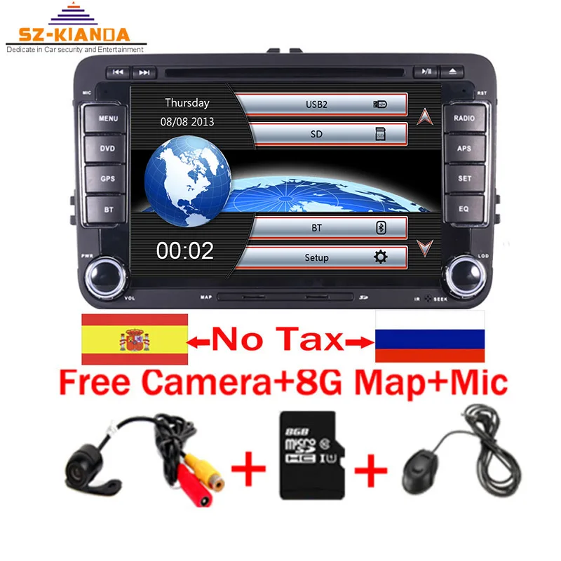 Заводская цена 7 дюймовый сенсорный экран автомобильный DVD для VW Golf Polo Jetta Bora Passat