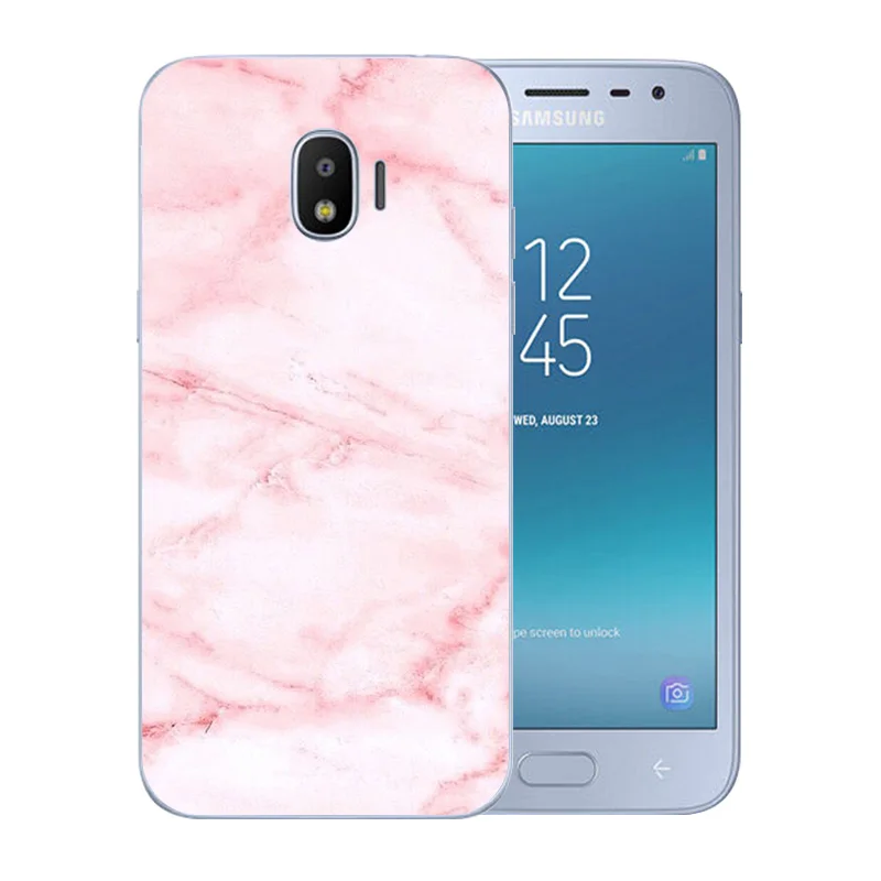 Clear TPU 5.0 inch for Samsung Galaxy J2 Pro 2018/ SM-J250F Silicone Color Stone Pattern Shell 2018 Back Cover |