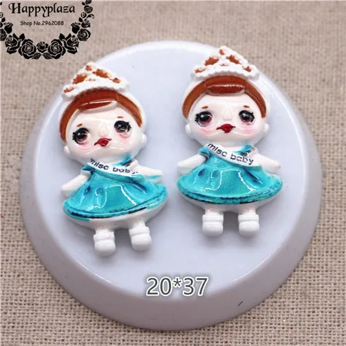 big 10pcs Новинка,, кавайный миниатюрный Кабошон из смолы для больших и маленьких девочек с плоской задней поверхностью, художественная поставка, сделай сам, скрапбукинг - Цвет: big 10pcs