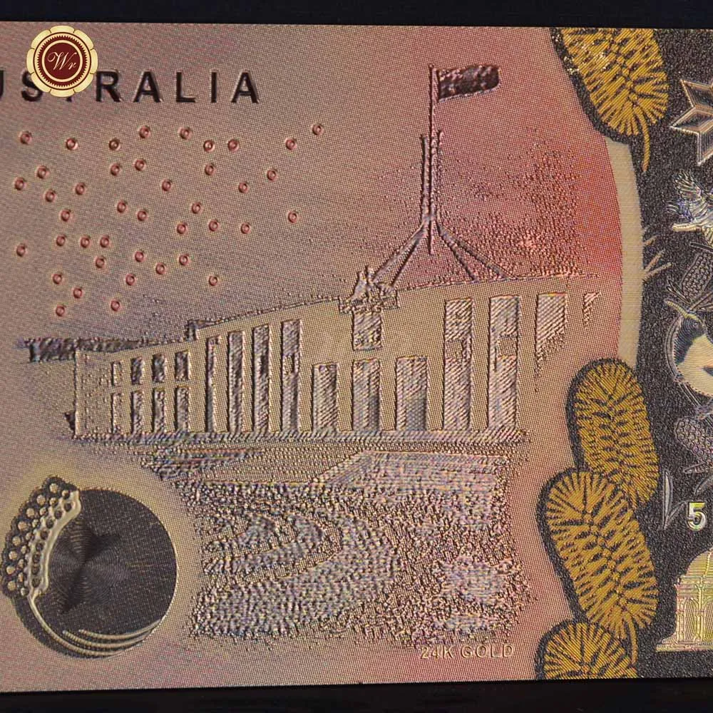 WR 2016 новая золотая Note цветная австралийская металлическая Золотая фольга