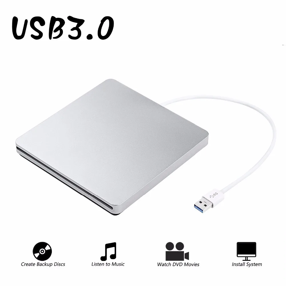 USB 3,0 слот загрузочный привод Внешний dvd-плеер CD/DVD RW записывающее устройство Superdrive для Apple Macbook iMAC НОУТБУК ПК/Мини ПК