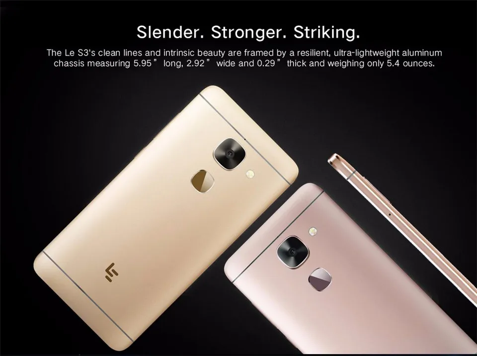 LeTV x626 LeEco Le S3 metalbody Android 6.0 FDD LTE мобильный телефон Дека Core 2.3 г Dual SIM 5.5 &quotFHD 4