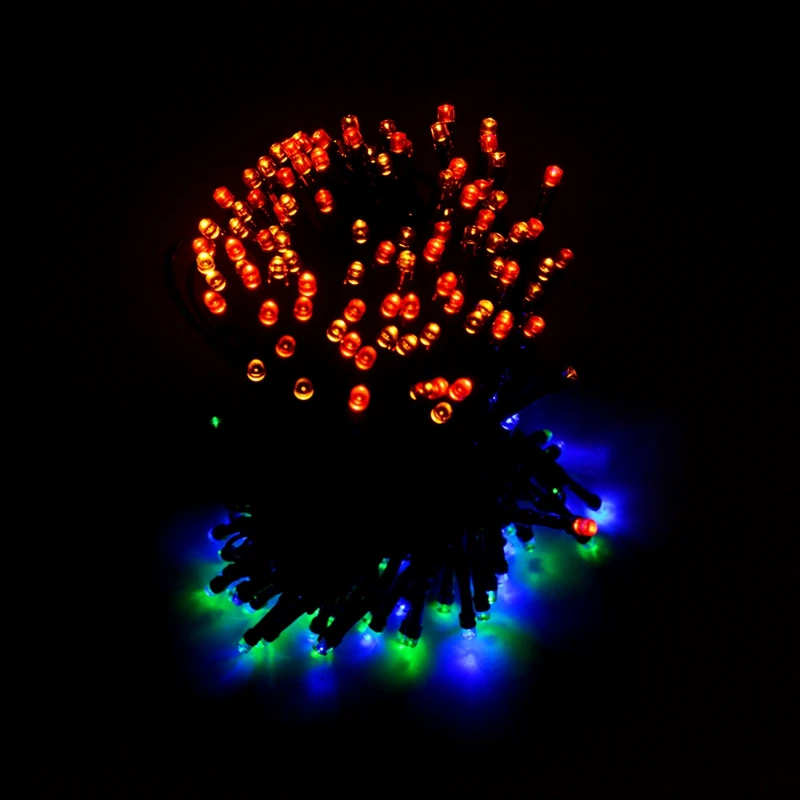 Высококачественная Рождественская гирлянда на солнечной батарее 22 м 200