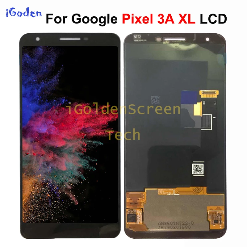 Активно-матричные осид Экран для Google Pixel 3a ЖК-дисплей Дисплей кодирующий