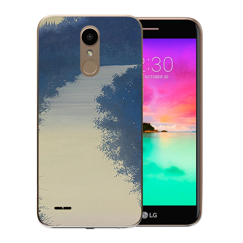 Чехлы для LG K10 2017 чехлы телефонов M250 M250N X400 мягкий силиконовый чехол с пейзажным