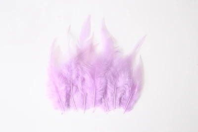 Light purple 50pcs Натуральные перья фазана, 10-15 см, многоцветные, куриные перья, Плюм для рукоделия, свадебные украшения, рукоделие, украшение для дома, 50 шт - Цвет: Light purple 50pcs