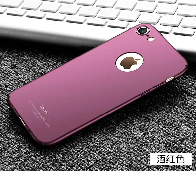 Для iPhone 8 чехол MSVII Роскошный кожаный чехол для Apple iPhone 7 Plus чехол 8 Plus тонкий PC чехол для iPhone 8 Plus чехол для телефона s