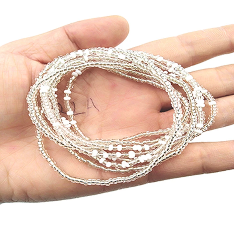 Bohemia Double Strand Bead Belly Chain For Women Body Jewelry 2019 Fashion Elastic Waist Summer Beach Belt |