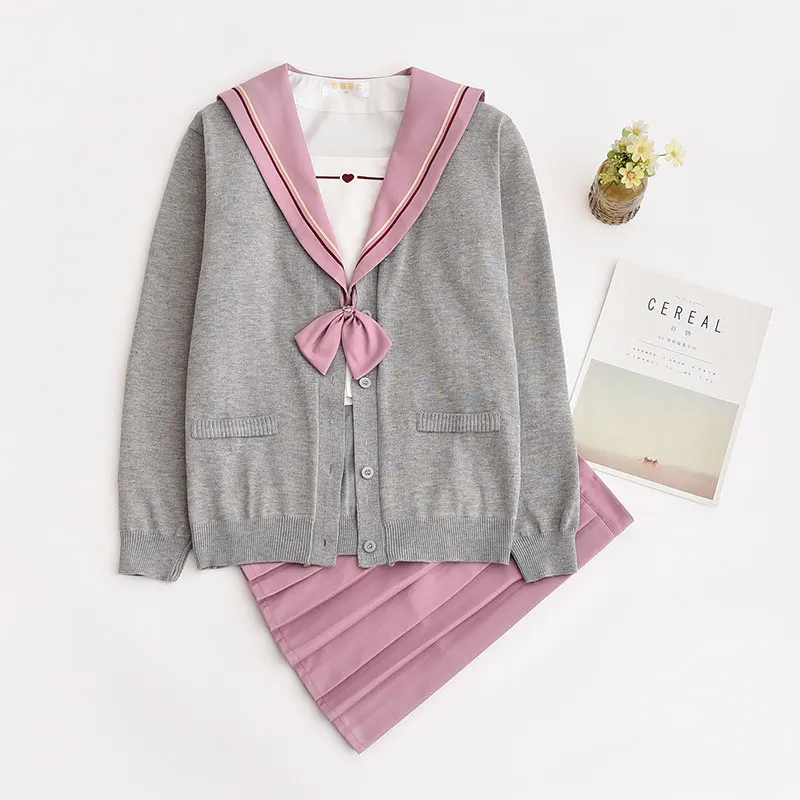 Новинка 2019 японская школьная форма матросский топ + галстук юбка одежда