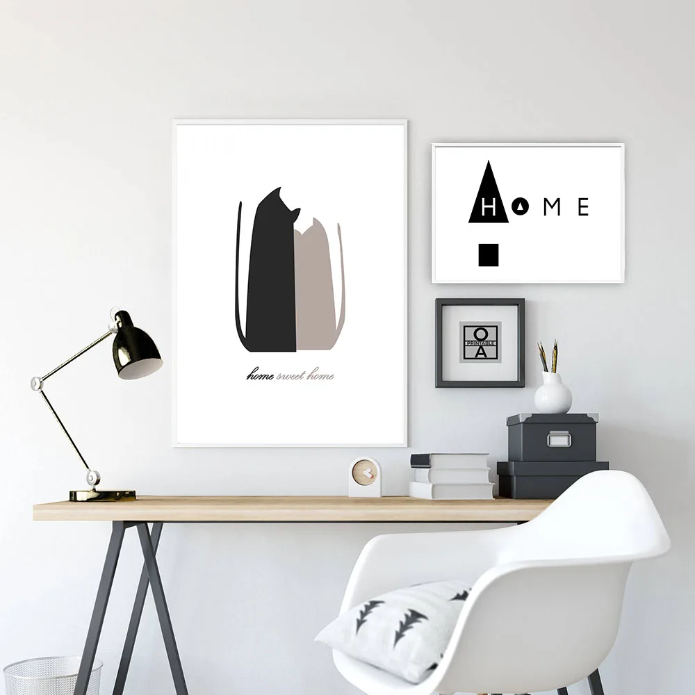 Настенный плакат на холсте для детской комнаты с мультяшным медведем | Дом и сад