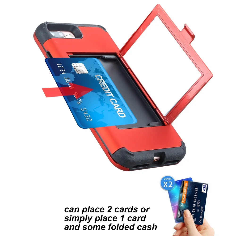KISSCASE Чехол для iPhone6 6s карта наклейка Карманный Универсальный кредитный чехол