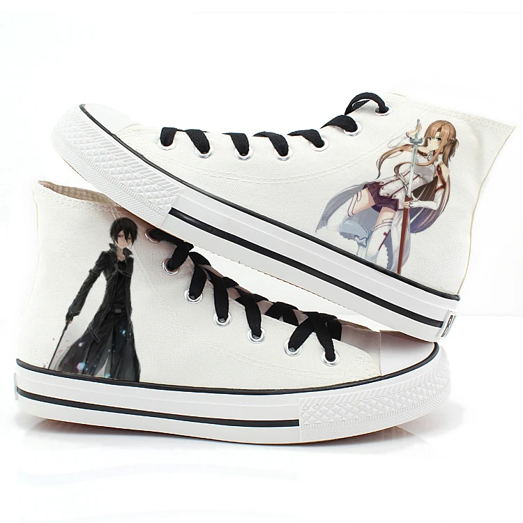 ОГУ Меч Искусство Интернет САО Kirito студенческие пары тапочек холст обувь Весна