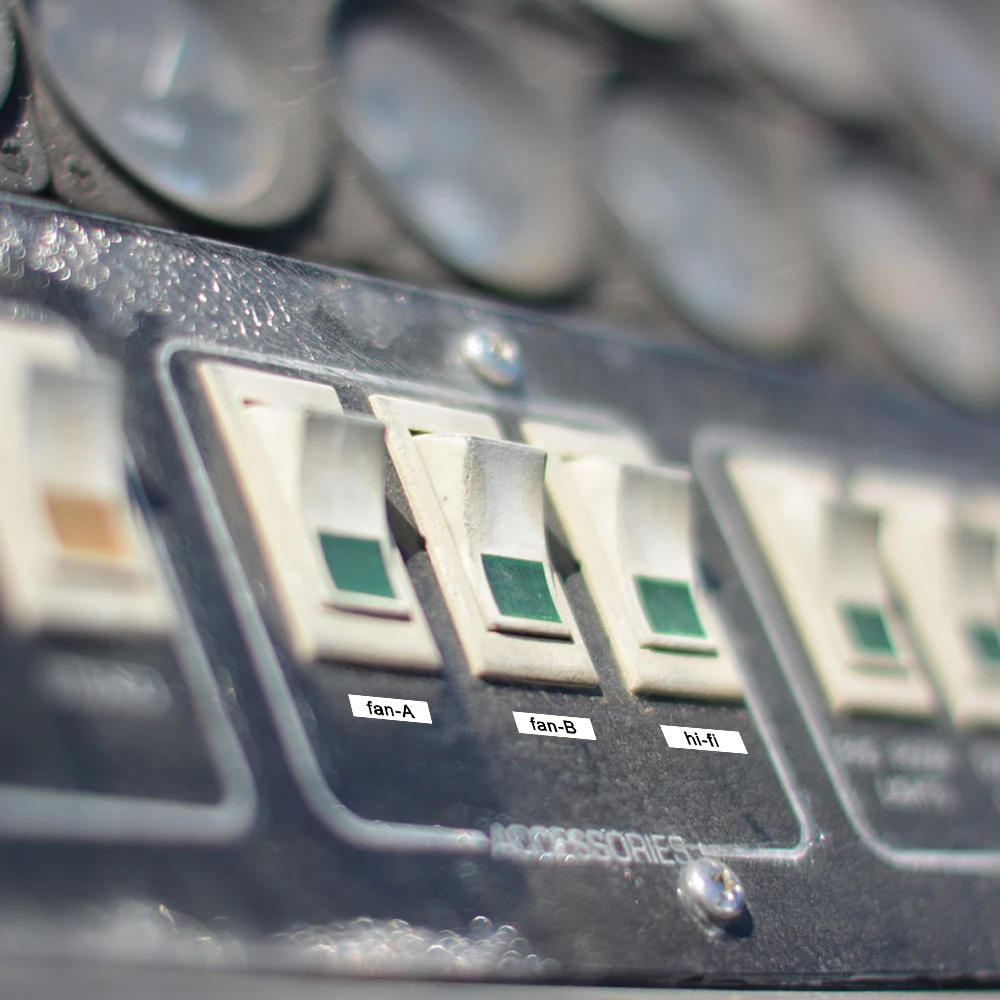 1 шт./лот Гибкая идентификационная лента совместимая с принтером Brother P-Touch