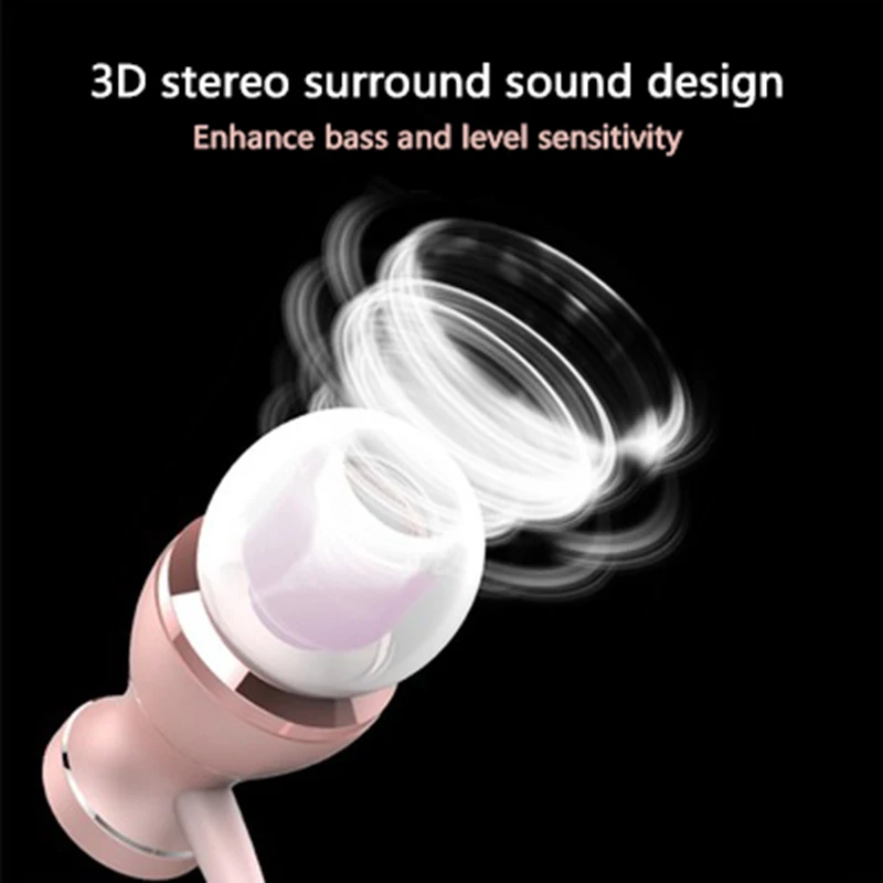 Professional In-Ear Earphone Headset In-line Control Magnetic Clarity Stereo Sound With Mic Earphones For iPhone Phone MP3 MP4 |