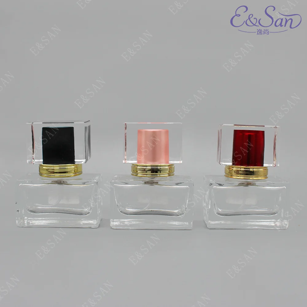 

PT176-20ML Flat Square Transparent Glass Perfume Spray Dispensing Cosmetic EmptyBottle 100pcs/lot