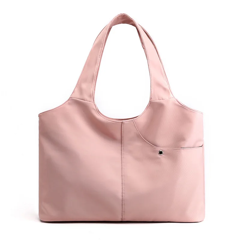 

2019 New Casual Women Handbag Waterproof Nylon Shoulder Bag Fashion Design Good Quality Wear-resistant Big Tote Bags Top-handle