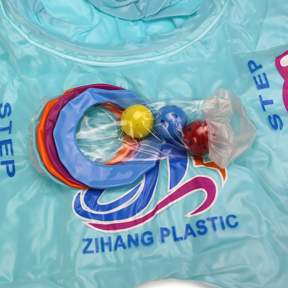 Outdoor Swimming Float Ring Baby Mother And Child Inflatable Swimming Ring Circle Double Seat Raft Swim Ring Aid Trainer Rings