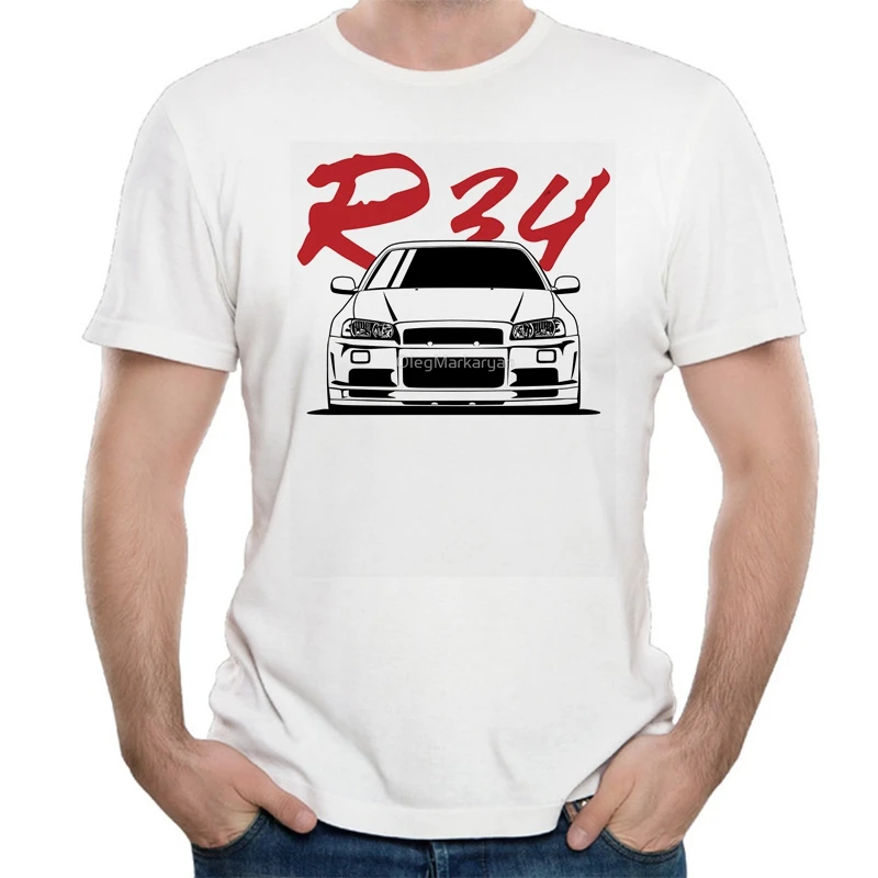 Для мужчин формальные рубашки Nissan Skyline R34 Hakosuka человек короткий рукав автомобиля