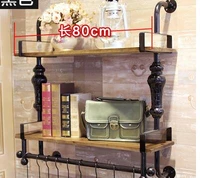 high end solid wood clothing store display rack upper wall side hanging childrens wear clothes rack 061