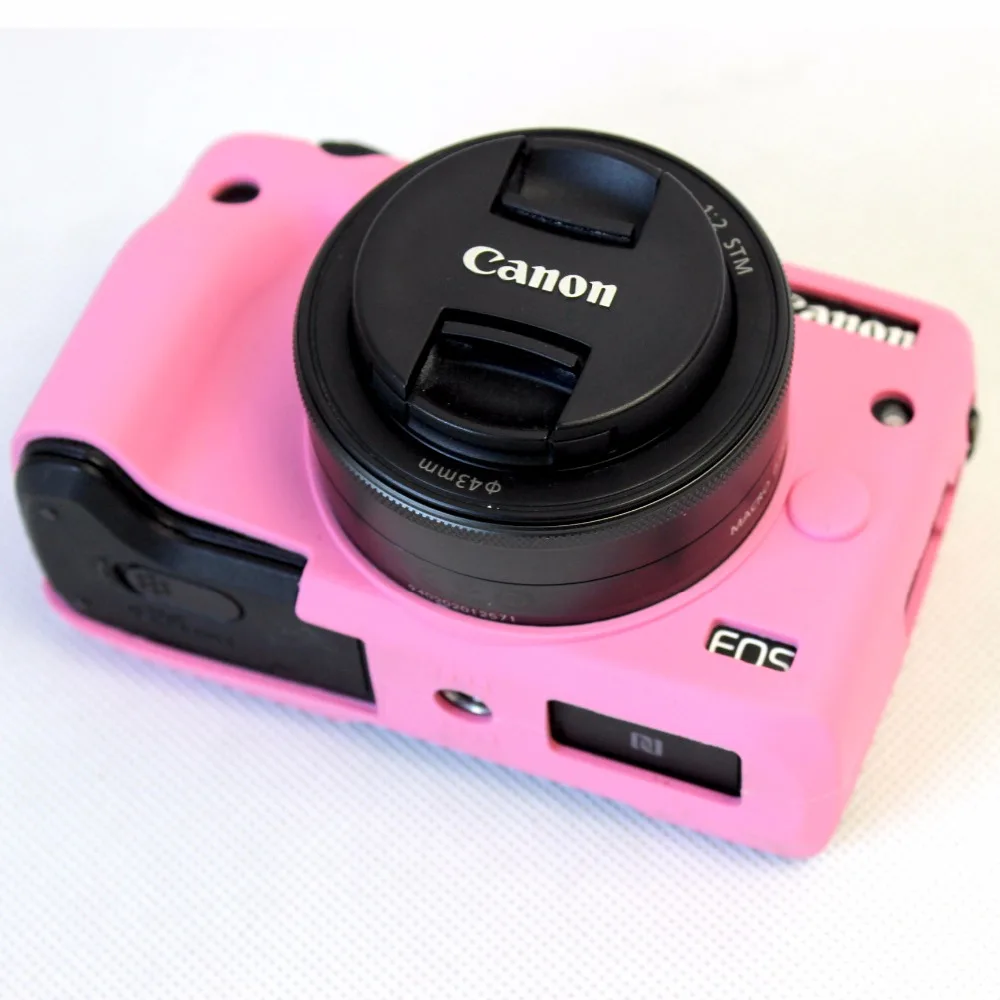 Мягкий силиконовый резиновый защитный корпус для камеры чехол Canon M3 EOS Сумка