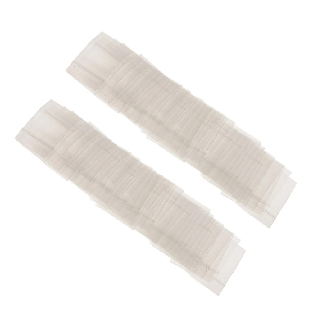 100 шт. мини-прозрачный полиэтиленовый пакет на молнии перерабатываемые сумки для