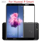 Защитное стекло для Huawei P Smart, закаленное стекло для защиты экрана, чехол для Huawey Honor Psmart, стеклянная пленка для телефона, полное покрытие 5,65