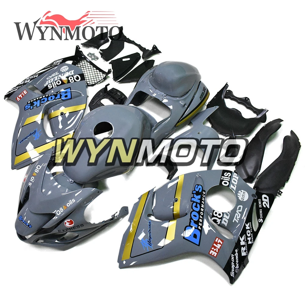 

Глянцевые серые золотые полные Обтекатели для Suzuki GSXR1300 Hayabusa 2008 - 2016 09 10 11 12 13 14 15, корпус из АБС-пластика, Новинка