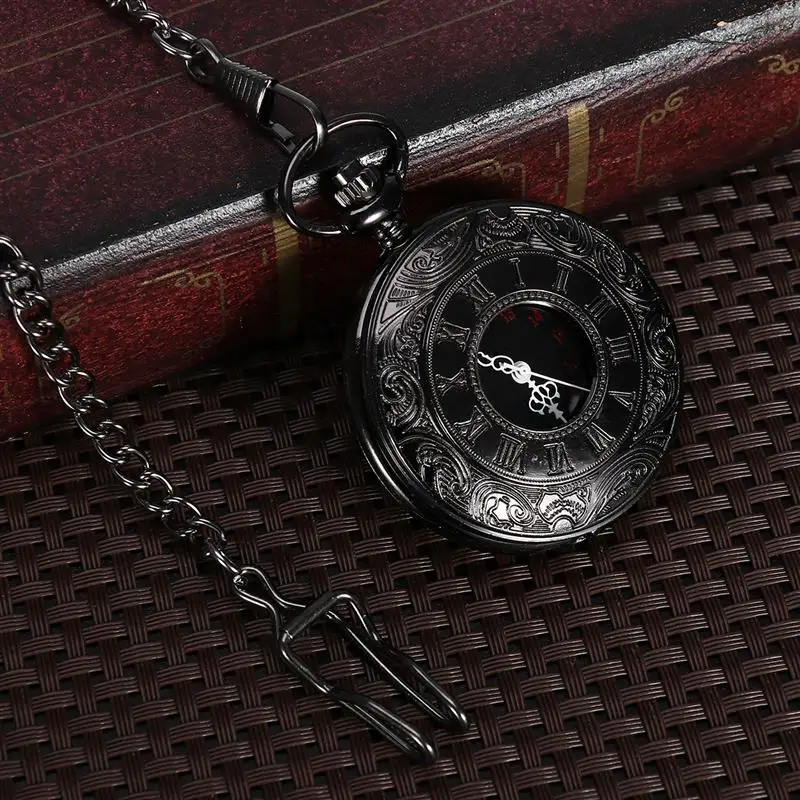 Карманные часы с римским рисунком в стиле стимпанк Ретро винтажные кварцевые