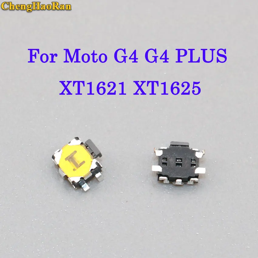 ChengHaoRan 20 шт. для Moto G4 PLUS PLAY XT1621 XT1625 XT16526 кнопка включения/выключения звука разъем