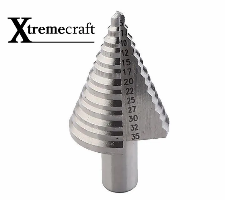 Xtremecraft 1 шт. 5-35 мм ступенчатое сверло 6542 для металла высокоскоростной стальной