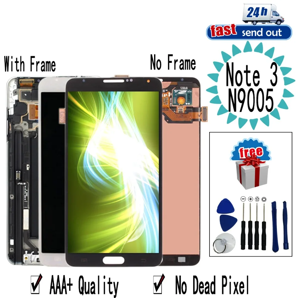ЖК дисплей Note 3 N9005 для Samsung Galaxy Note3 сенсорный экран протестированный дигитайзер в